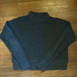SO Women's Charcoal Turtleneck Sweater